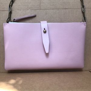 Madewell: The Transport Accordion Crossbody Mini Bag, Dusty Blush, New with Tag